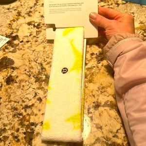New Lululemon Cotton Terry Sweatband